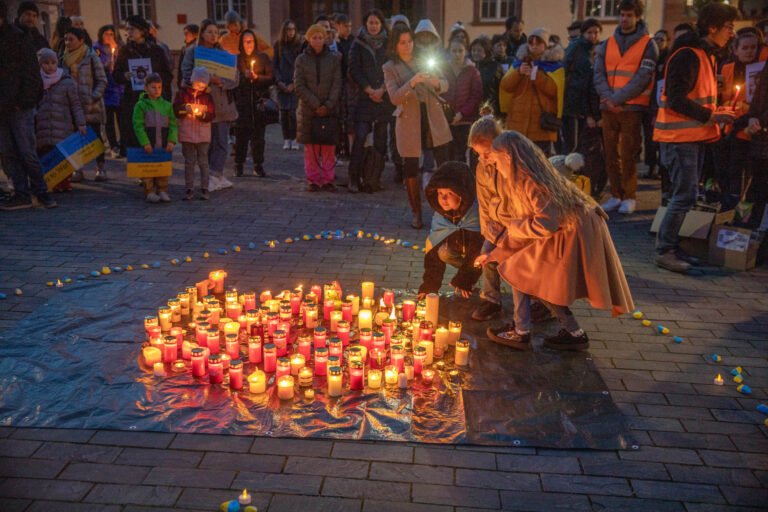 Gedenken an die Opfer des Krieges in der Ukraine